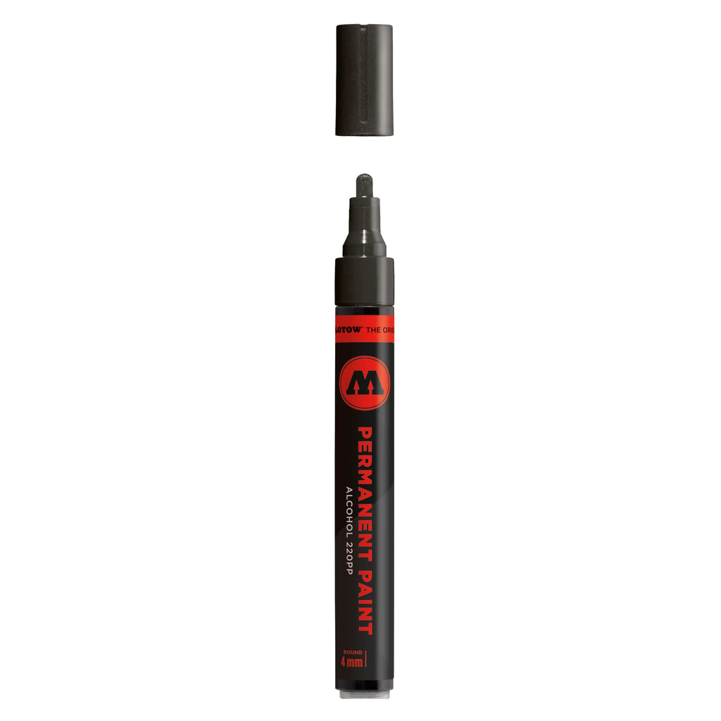 Molotow Permanent Paint 220PP Marker Signaal Zwart - Alcoholmarker 4 mm
