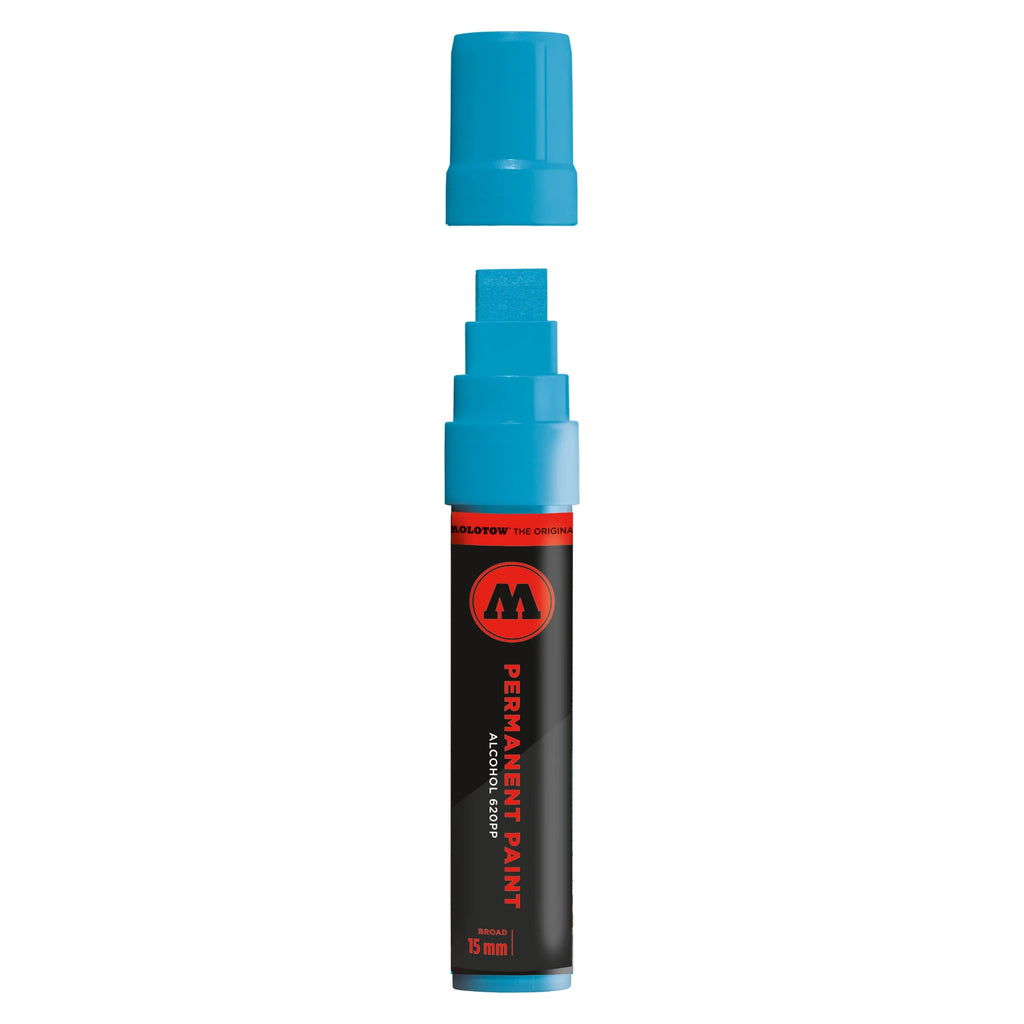 Molotow Permanent Paint 620PP Marker Schock Blauw Midden - Alcoholmarker 15 mm