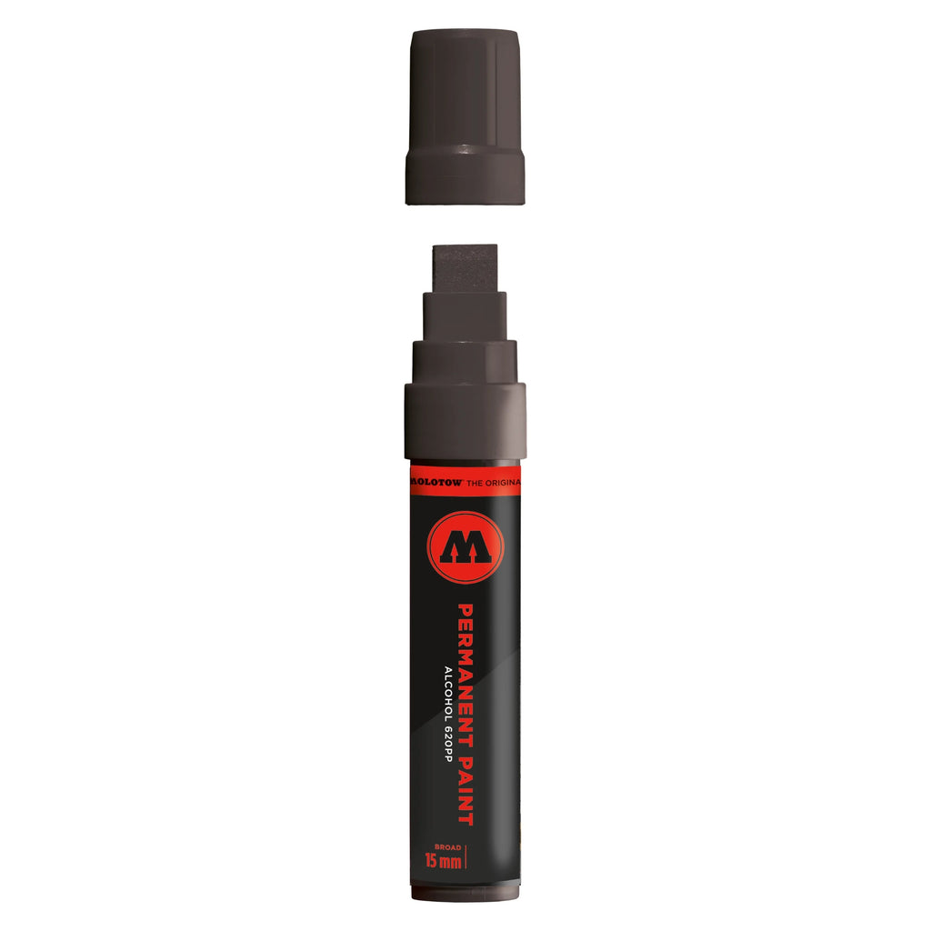 Molotow Permanent Paint 620PP Marker Signaal Zwart - Alcoholmarker 15 mm