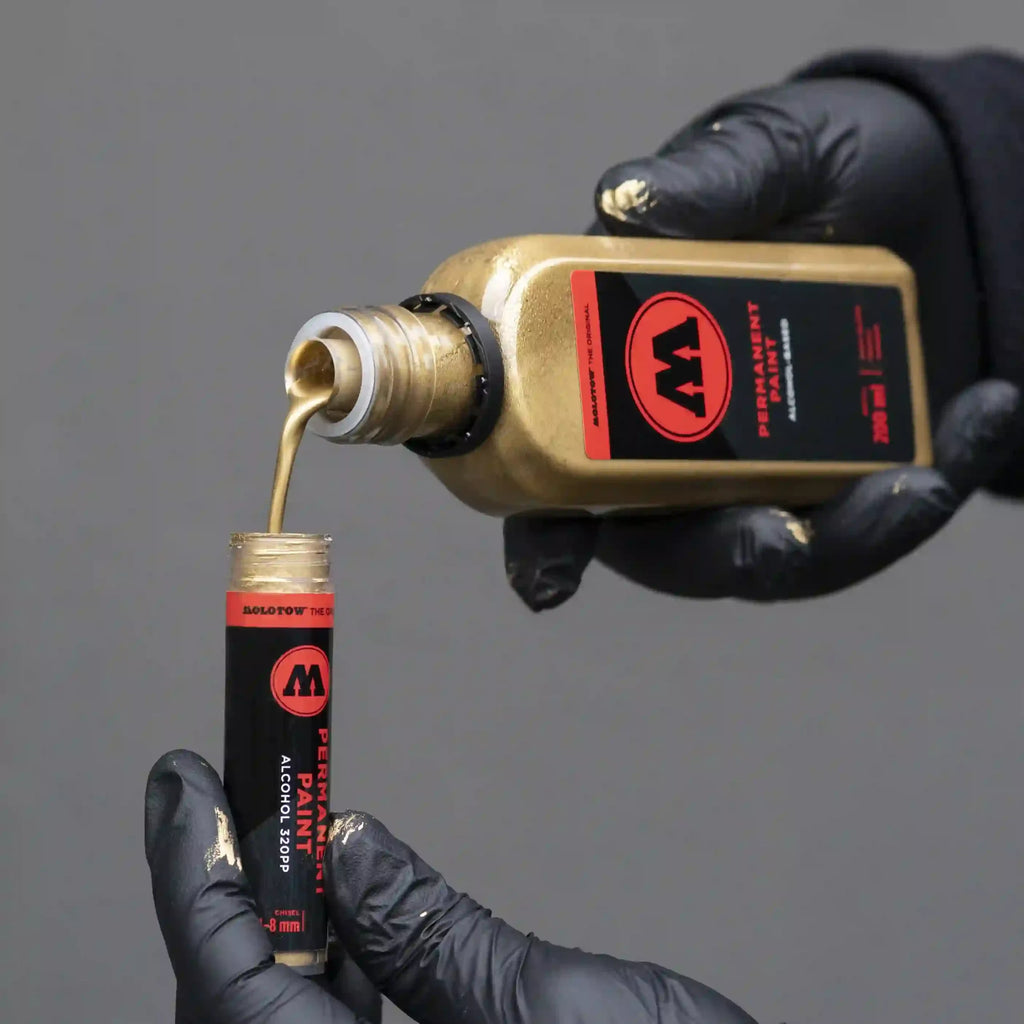 Molotow Permanent Paint Navulinkt Zink Geel - 200 ml