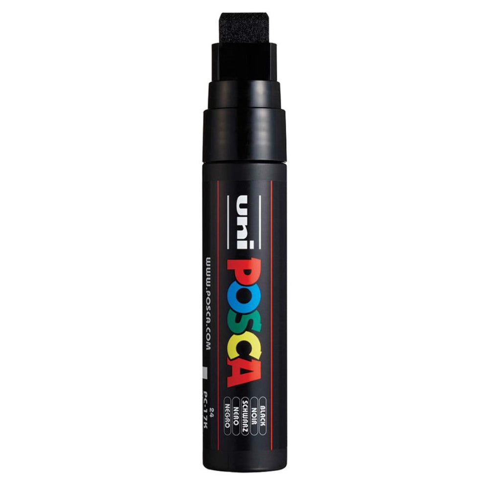 Posca PC-17K Verfstift Zwart - Acrylmarker 15mm