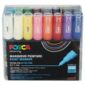 Posca PC-1MC Verfstift Set Standaard Kleuren 16 Stuks - Acrylmarker Extra Fijn