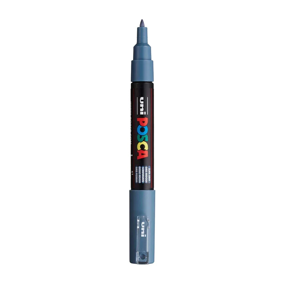 Posca PC-1MC Verfstift Leisteen Grijs - Acrylmarker Extra Fijn