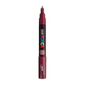 Posca PC-1MC Verfstift Wijn Rood - Acrylmarker Extra Fijn