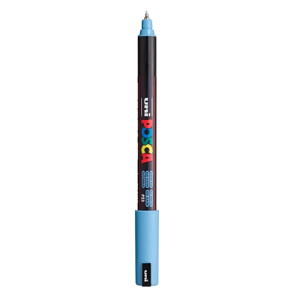 Posca PC-1MR Verfstift Gletsjer Blauw - Acrylmarker Ultra Fijn