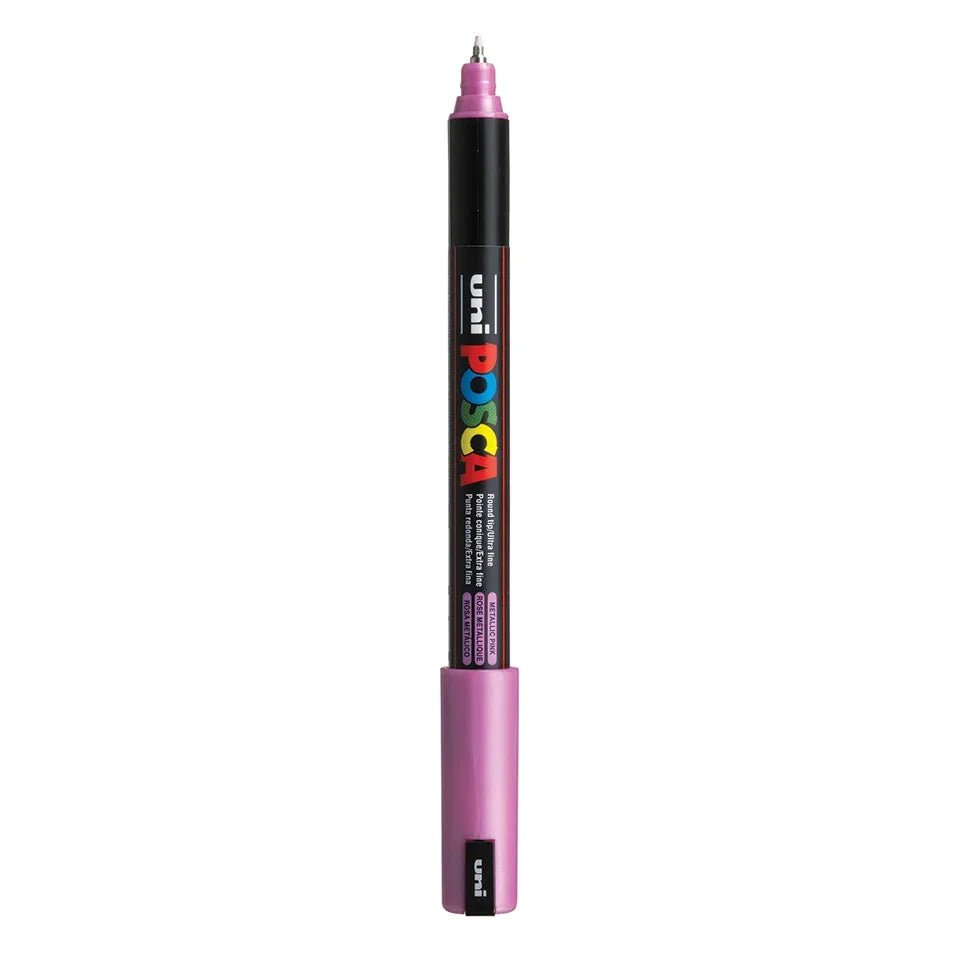 Posca PC-1MR Verfstift Metallic Roze - Acrylmarker Ultra Fijn
