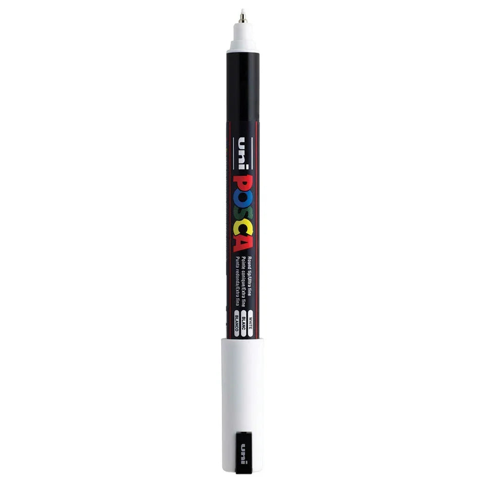 Posca PC-1MR Verfstift Wit - Acrylmarker Ultra Fijn