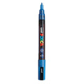 Posca PC-3M Verfstift Glitter Blauw - Acrylmarker Fijn