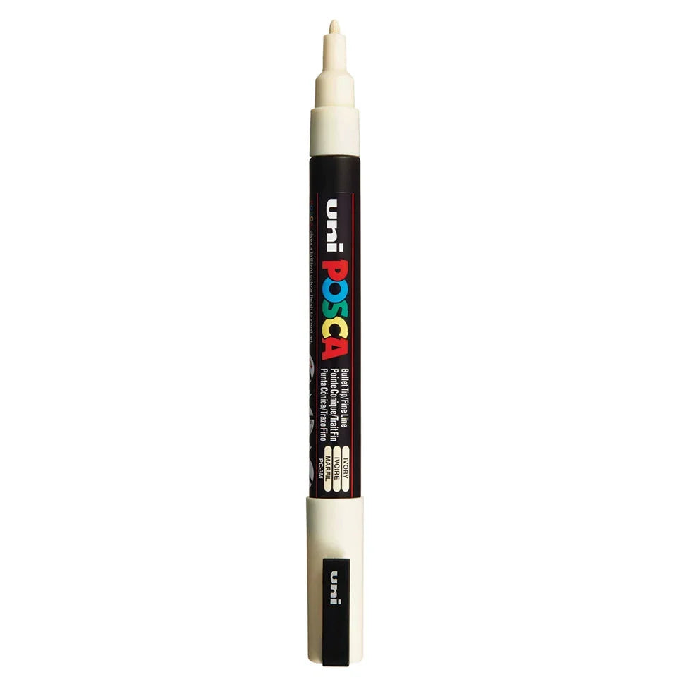 Posca PC-3M Verfstift Ivoor - Acrylmarker Fijn