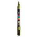 Posca PC-3M Verfstift Khaki Groen - Acrylmarker Fijn