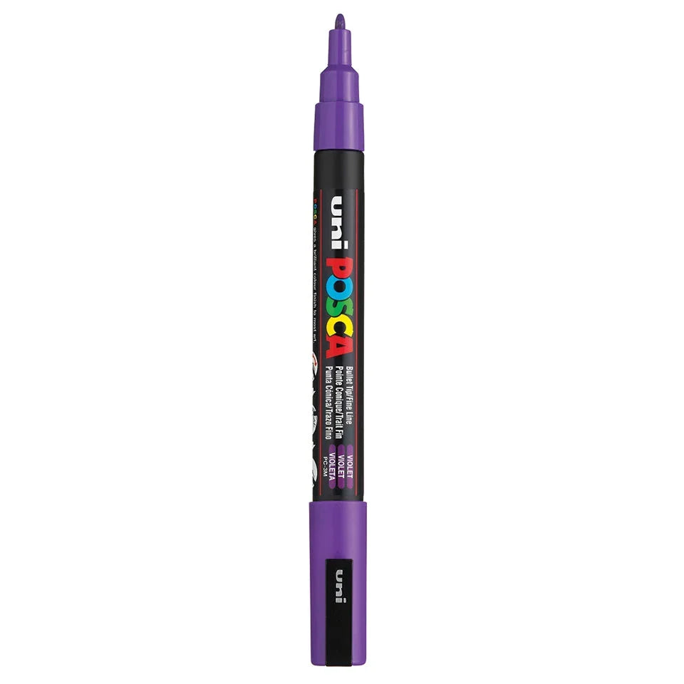 Posca PC-3M Verfstift Violet - Acrylmarker Fijn