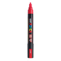 Posca PC-5M Verfstift Fluo Rood - Acrylmarker Medium