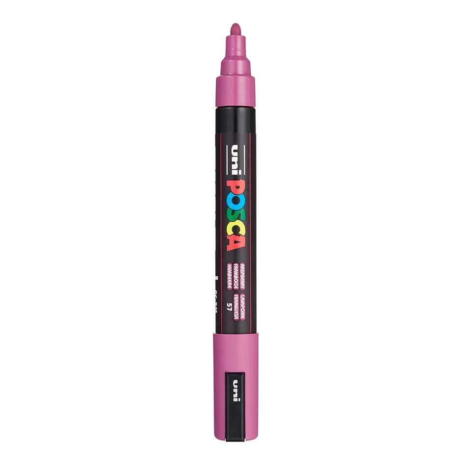 Posca PC-5M Verfstift Framboos - Acrylmarker Medium