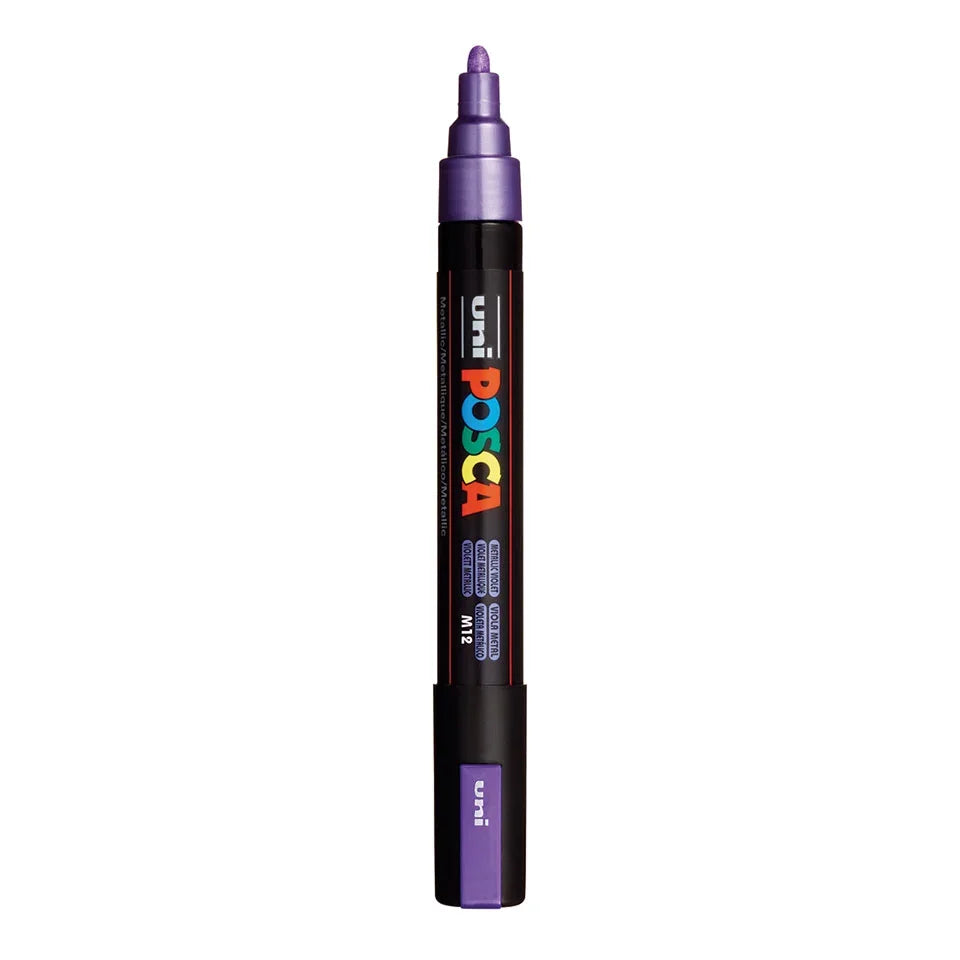 Posca PC-5M Verfstift Metallic Violet - Acrylmarker Medium