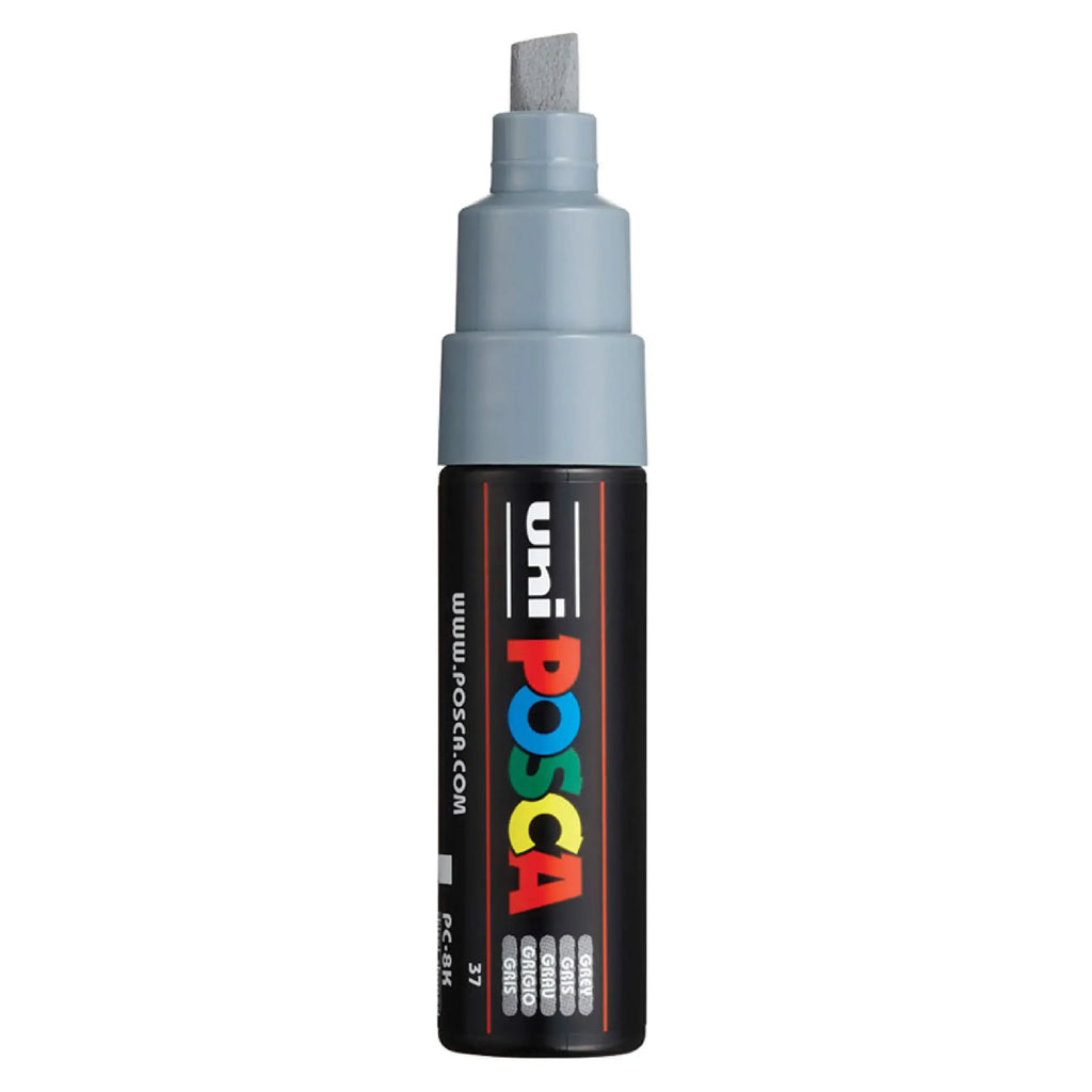 Posca PC-8K Verfstift Grijs - Acrylmarker 8mm