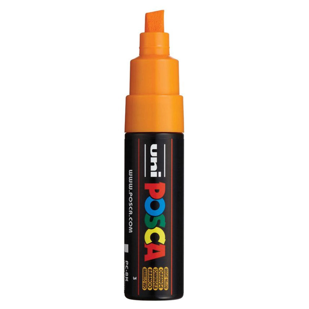 Posca PC-8K Verfstift Helder Geel - Acrylmarker 8mm