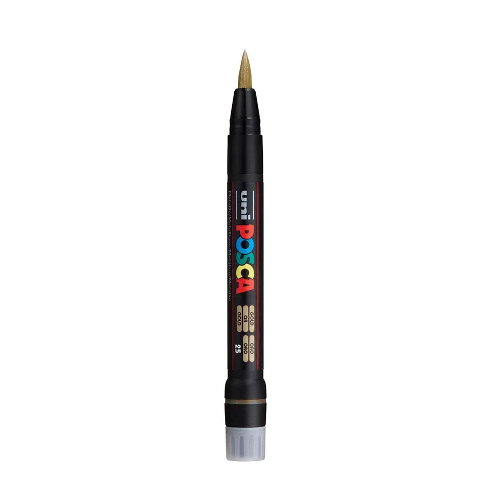 Posca PCF-350 Verfstift Goud - Acrylmarker Brush