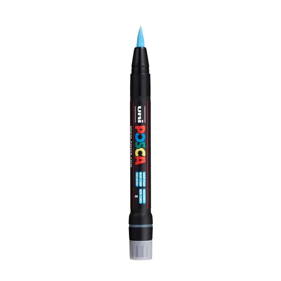 Posca PCF-350 Verfstift Licht Blauw - Acrylmarker Brush