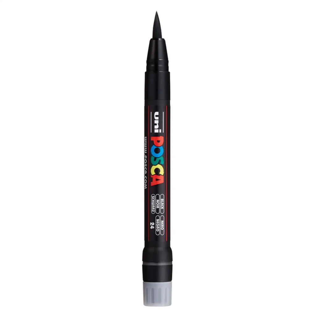 Posca PCF-350 Verfstift Zwart - Acrylmarker Brush