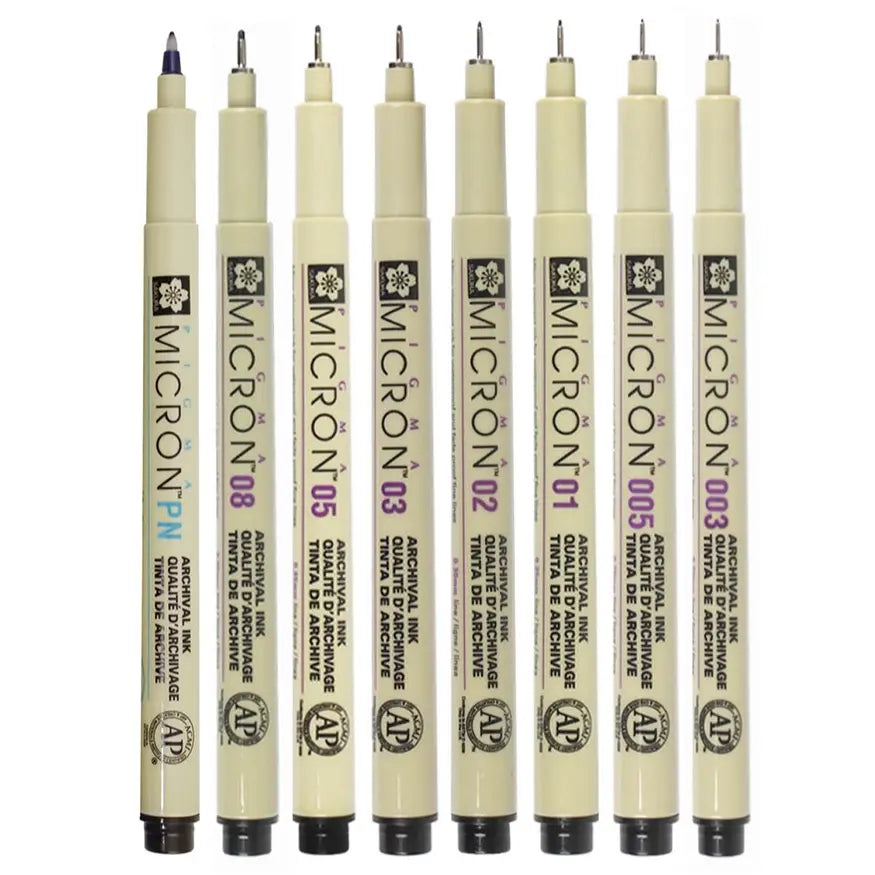 Sakura Pigma Micron Fineliner 005 Zwart - 0,20mm