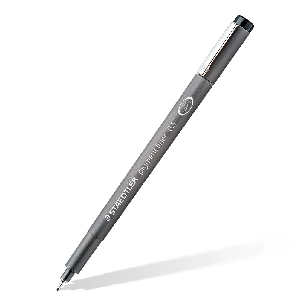 Staedtler Pigment Liner Fineliner Set Zwart 12 Stuks