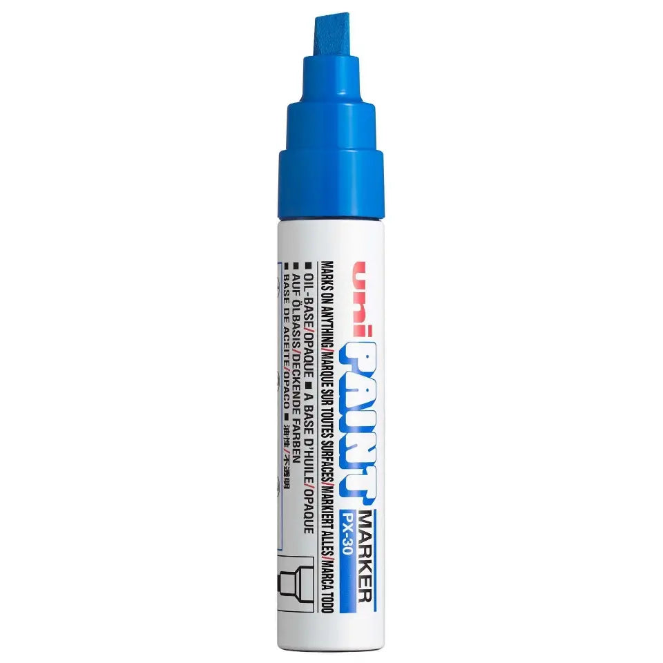 Uni Paint PX-30 Verfstift Blauw - Oliebasis Lakmarker 4-8 mm