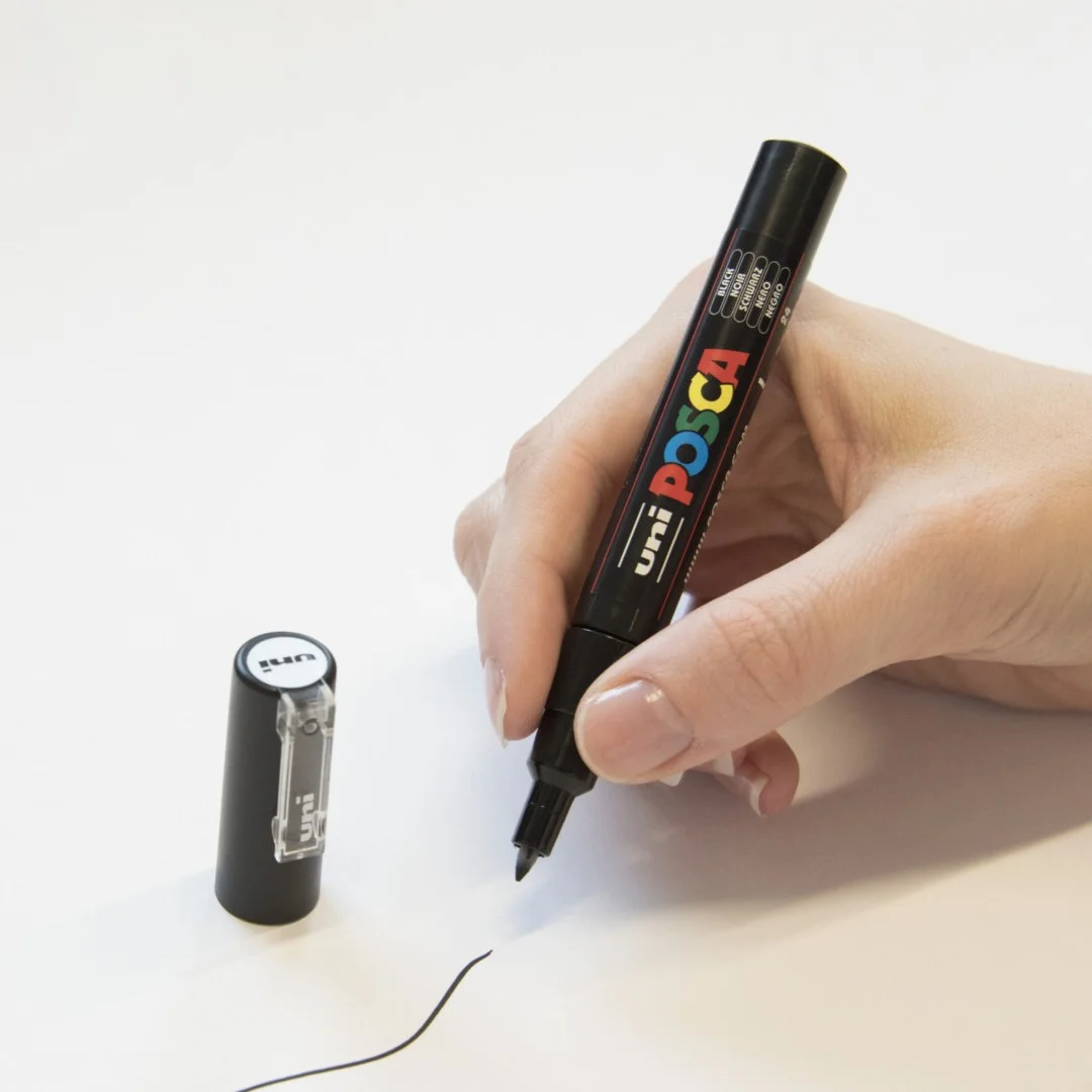 Posca PC-1MC Verfstift Ivoor - Acrylmarker Extra Fijn